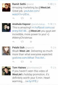 Bild: Screenshot Twitter #WestJet