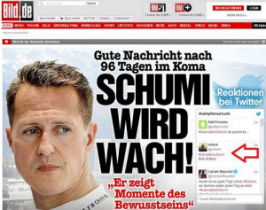 "Bild ist blöd" im Twitter-Feed von Bild.de