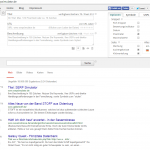 kostenlose SEO Tool - Serp Simu