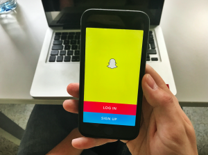 Snapchat Benutzeroberfläche
