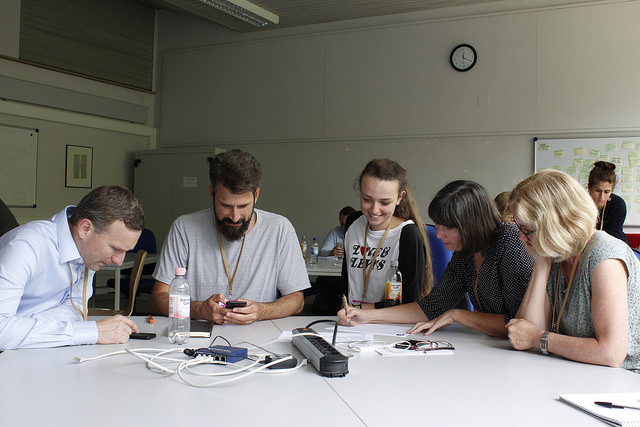 Foto aus einer Session beim Content Strategy Camp 2018