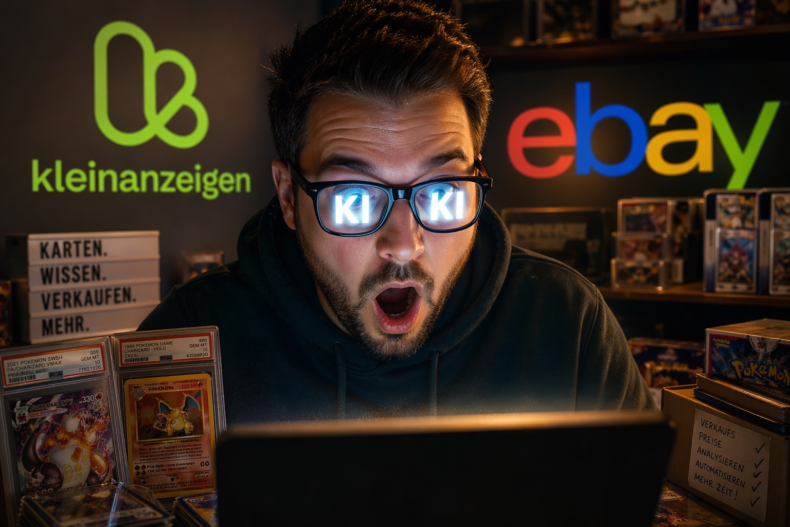 Händler sieht KI auf seinem PC